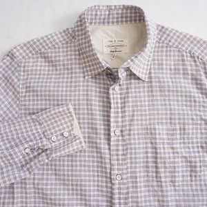 Rag & Bone Mens Button Up Long Sleeve Shirt Large